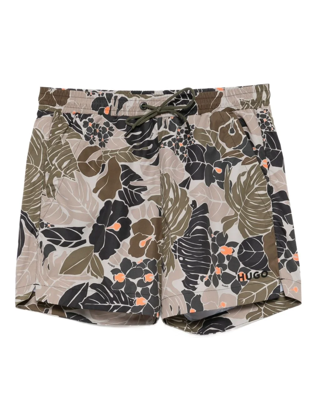 floral-print swim shorts - 1
