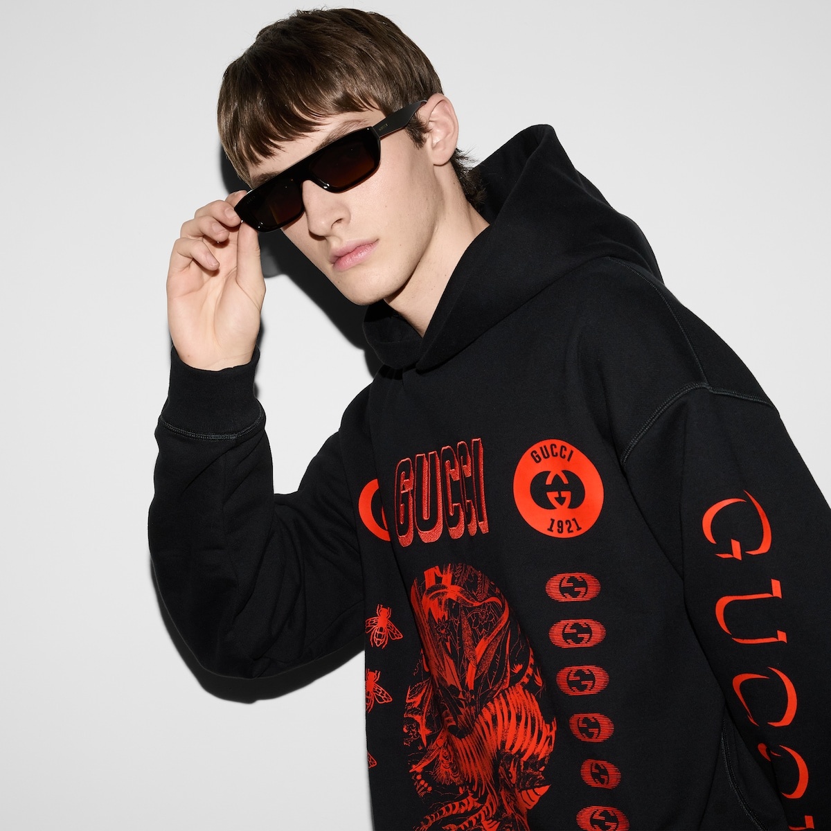 Gucci symbols hooded sweatshirt - 5