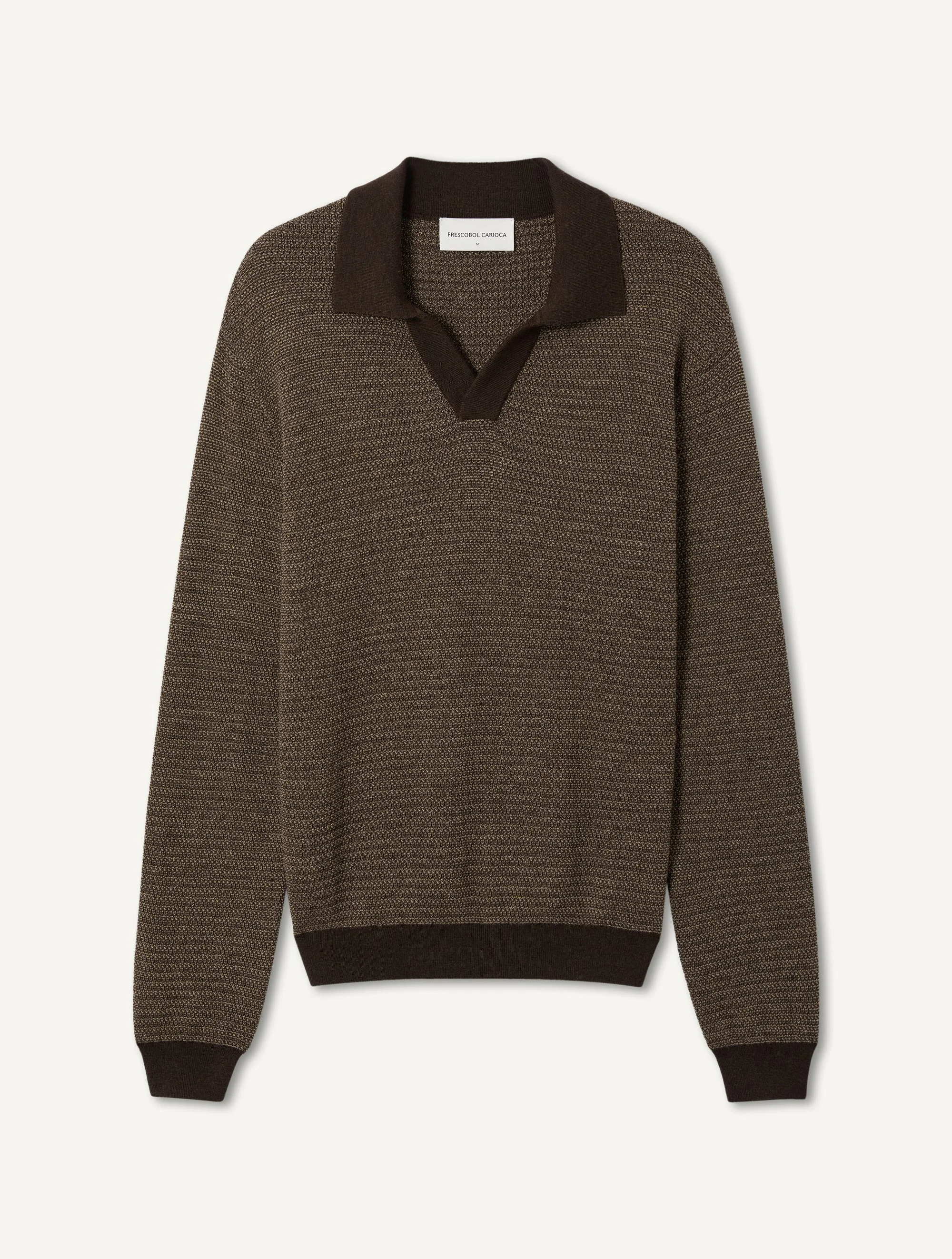 ORLANDO MERINO WOOL POLO - 1