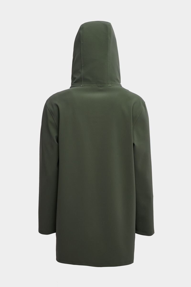 Stockholm Lightweight Matte Raincoat Green 6