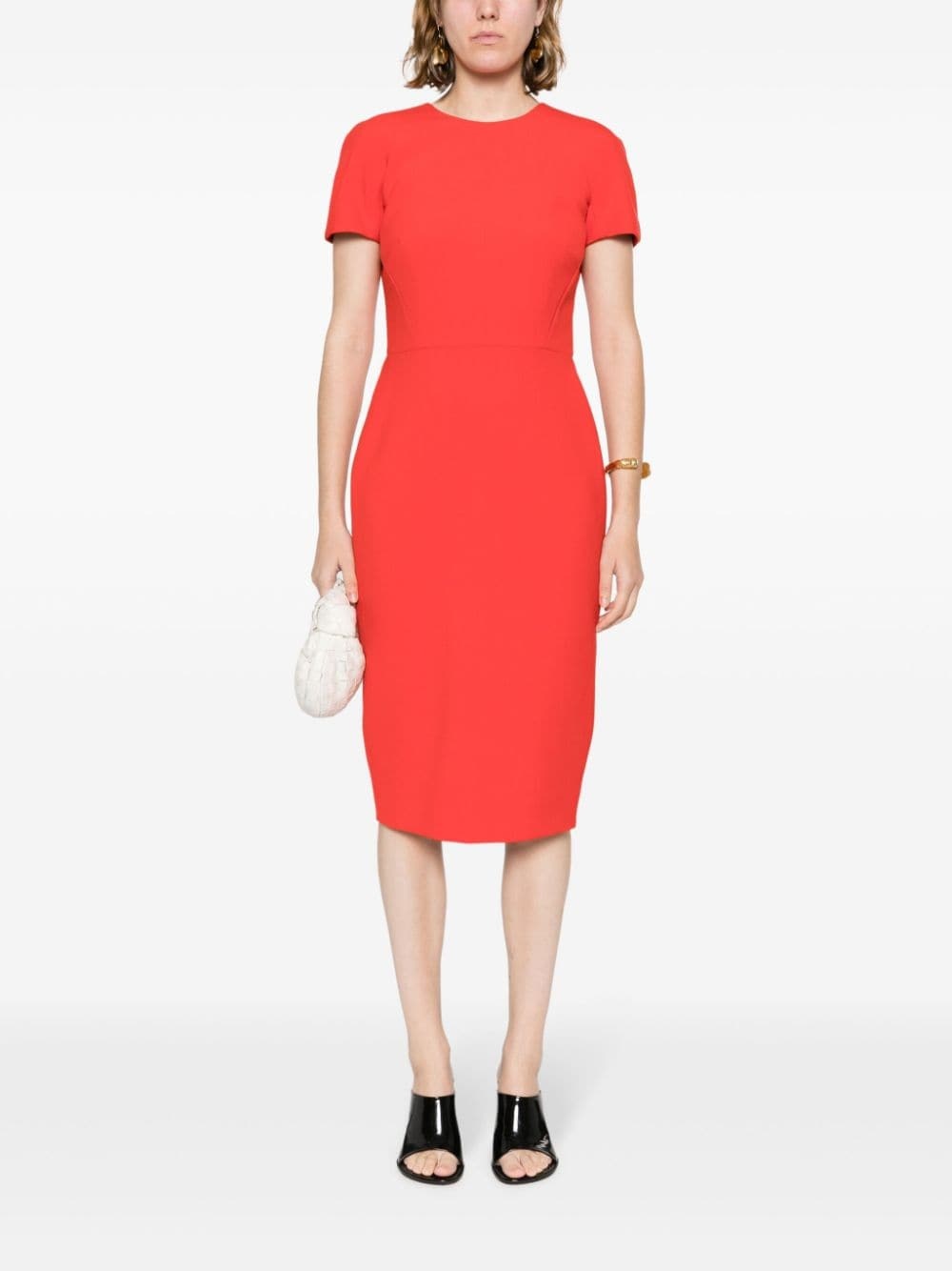 crepe shift dress - 2