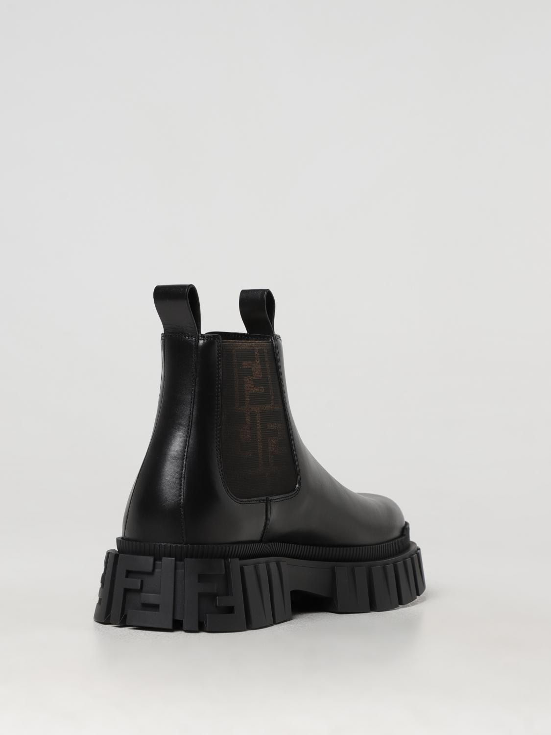 Fendi Boots Men Black - 3