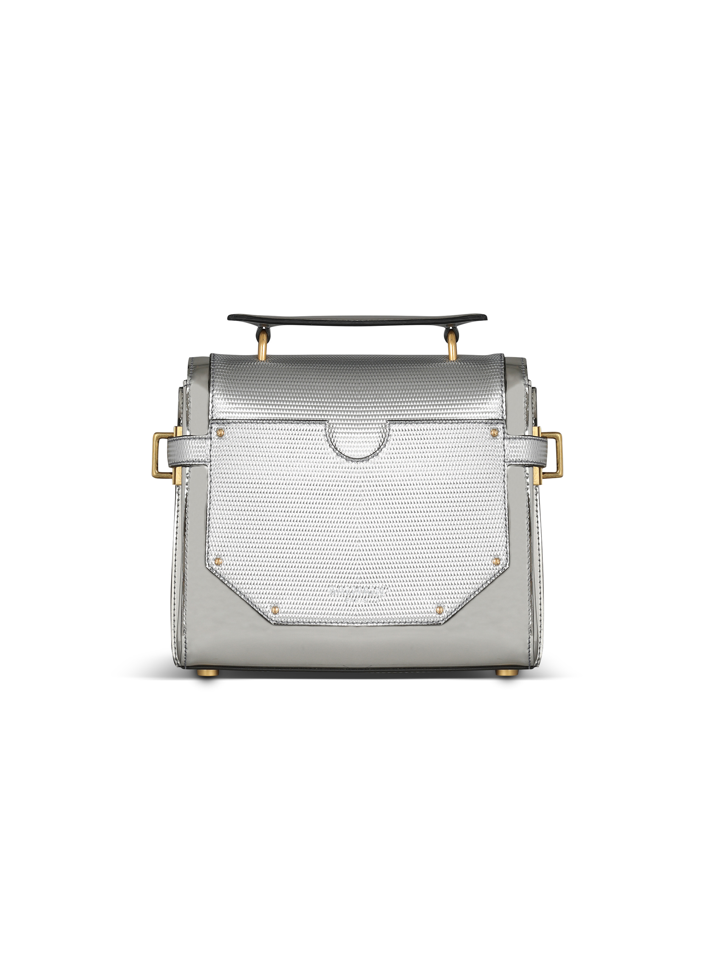 B-Buzz 23 bag in mirror-effect leather - 4