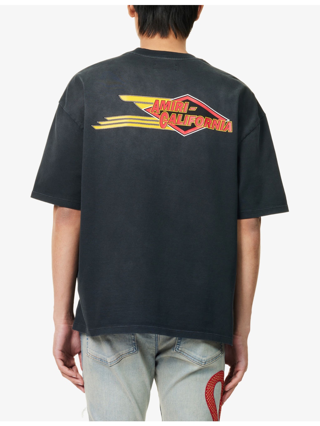 Eagle Graphic-Print Cotton-Jersey T-shirt - 4