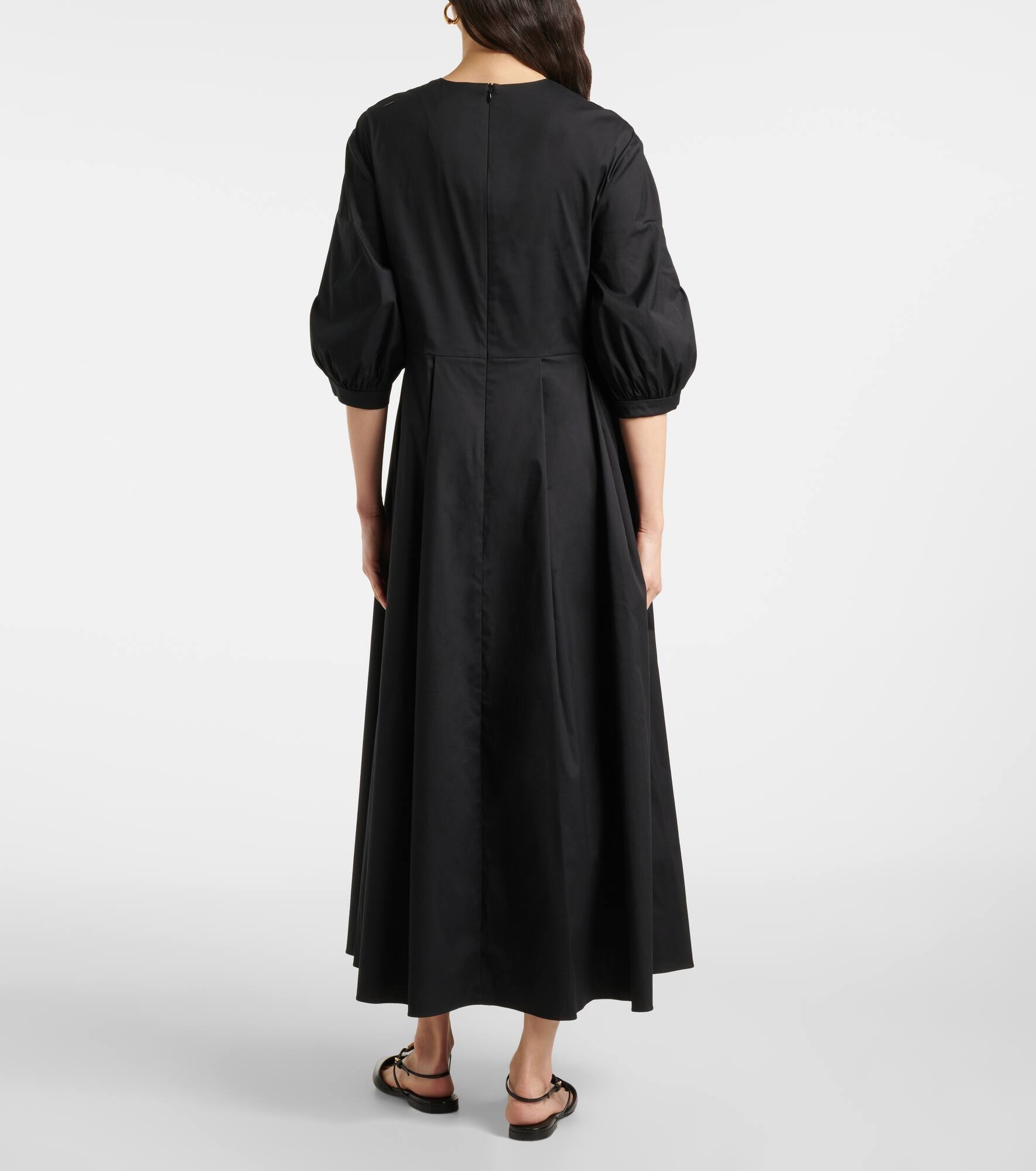 Clea cotton-blend poplin midi dress - 3