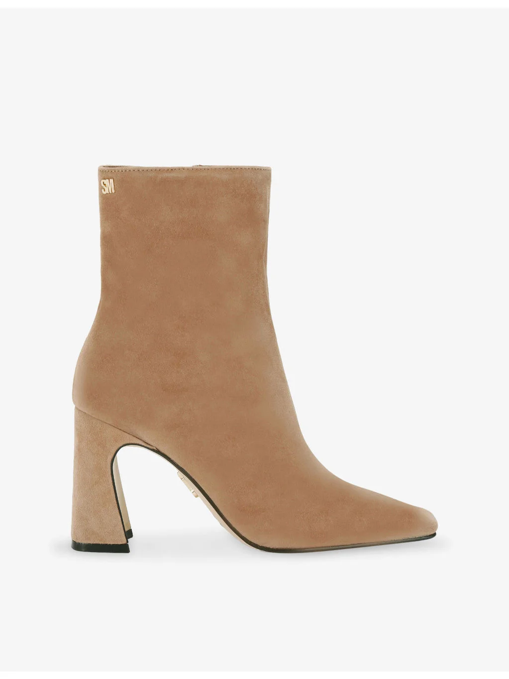 Flares Heeled Suede Ankle Boots - 1