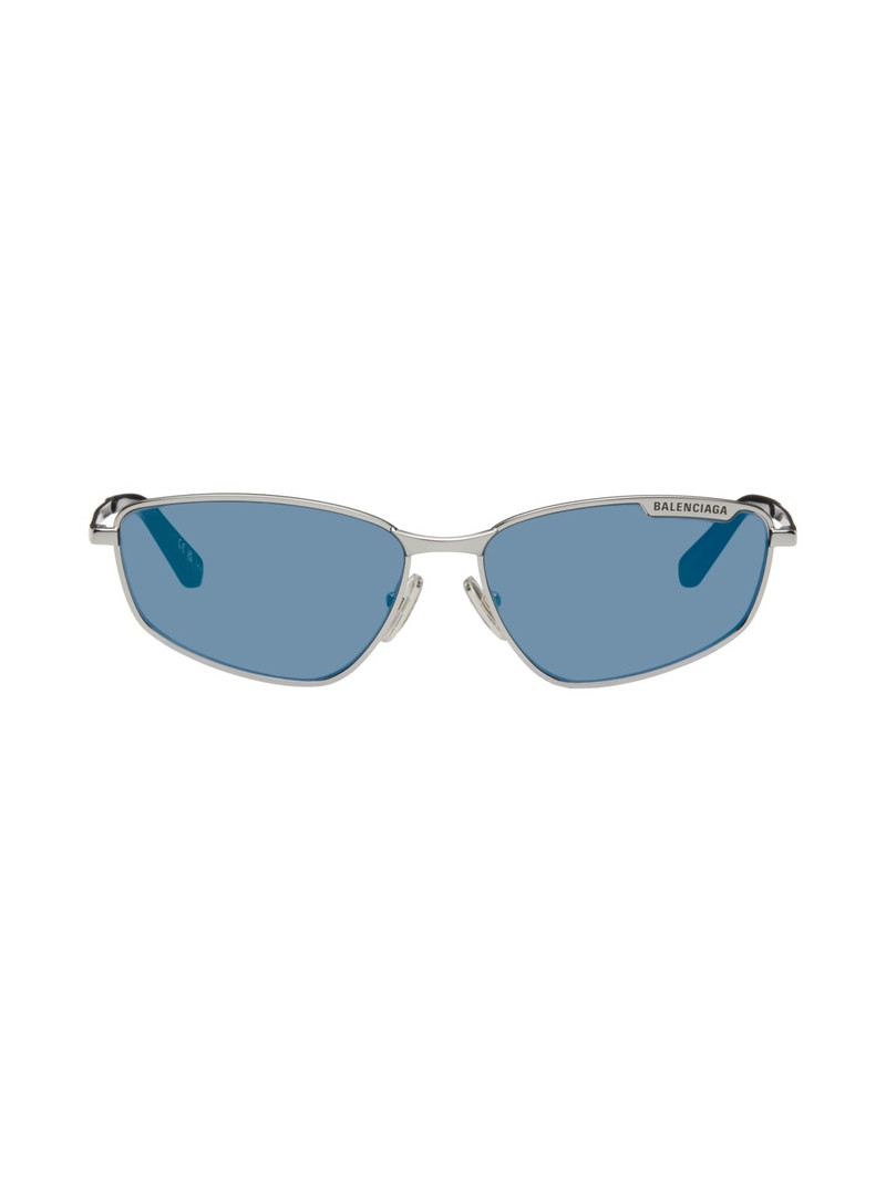 Silver Cat-Eye Sunglasses 1