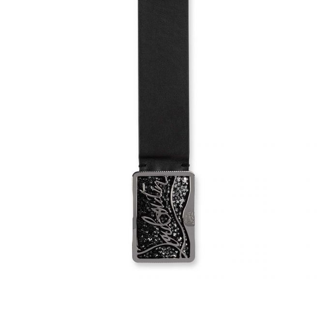 Ricky Belt BLACK/BLACK-SILVER/GUNMETAL - 3