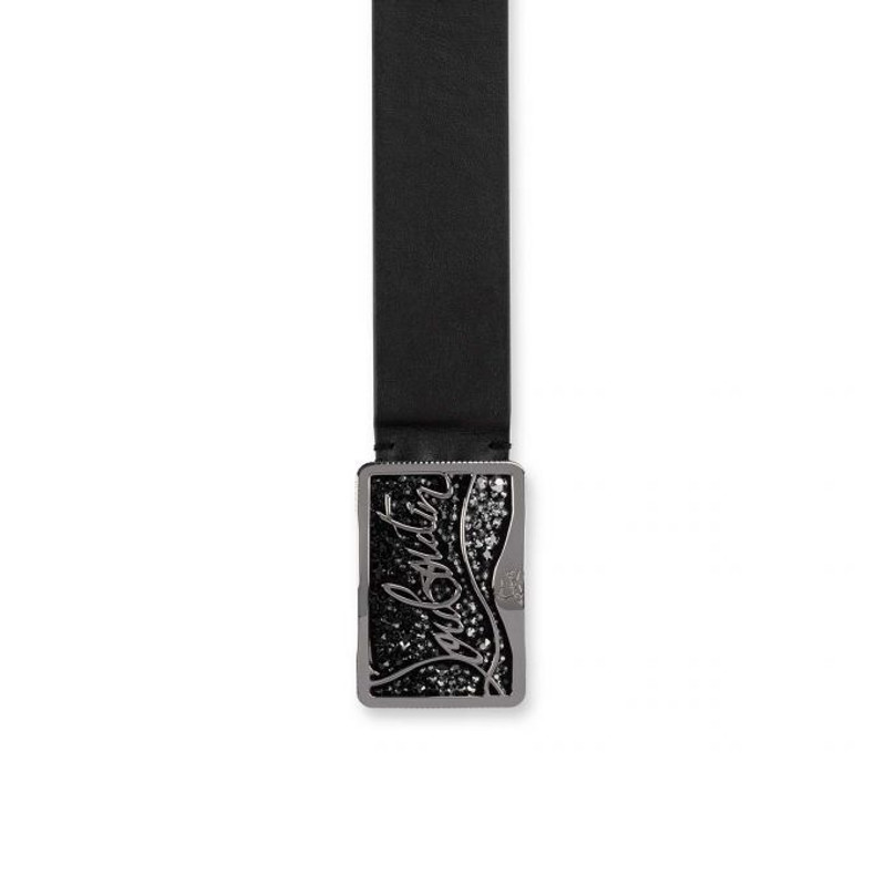 Ricky Belt BLACK/BLACK-SILVER/GUNMETAL 3