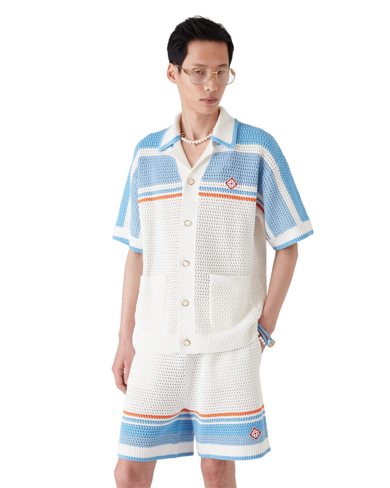 Tennis Crochet Shirt | Casablanca Paris 4