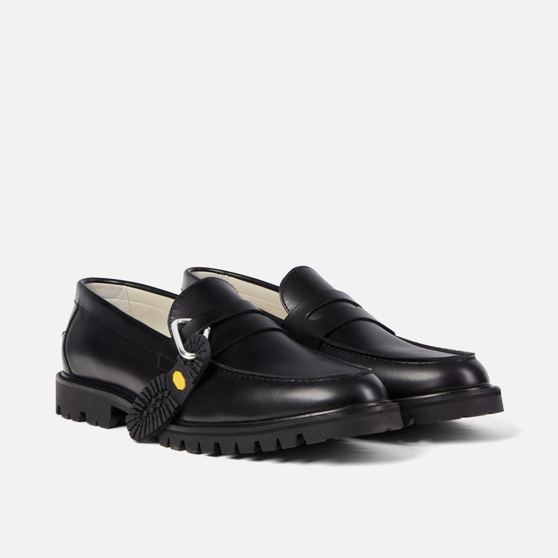Vibram Black Carrarmato Lug Loafer - Men's 3