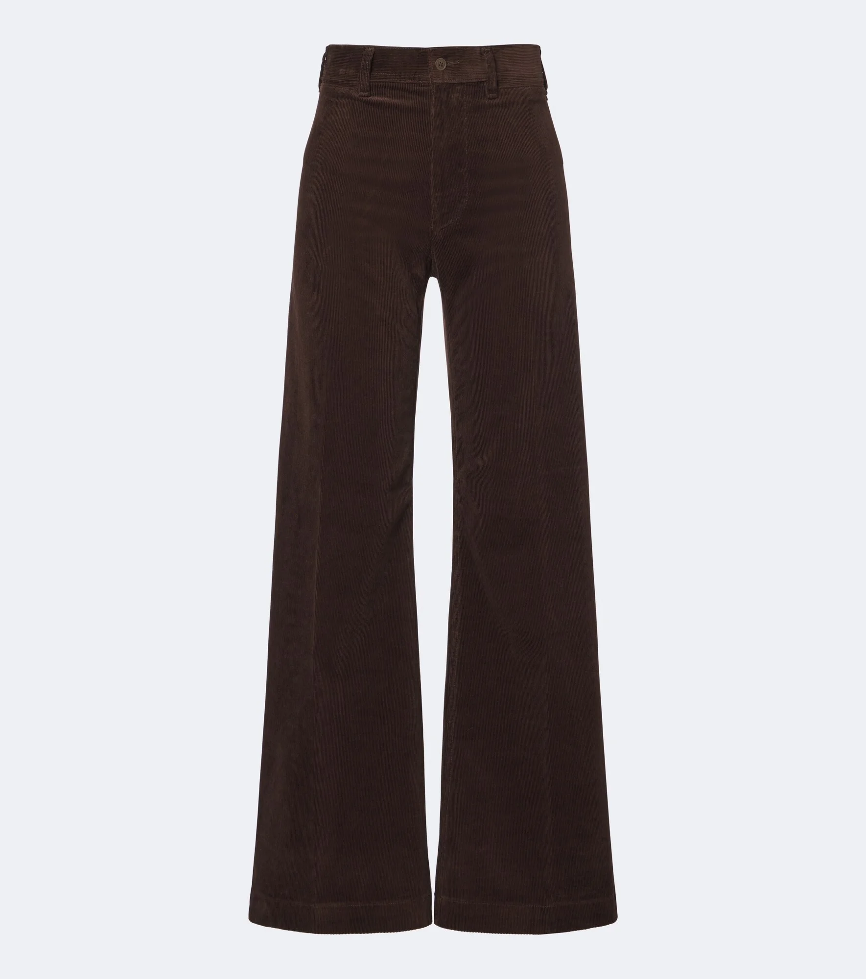 Cotton corduroy flared pants - 1