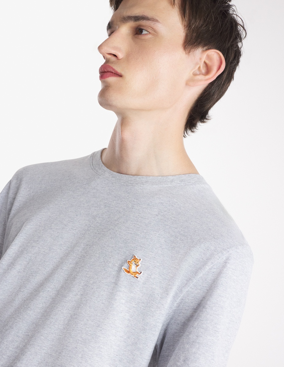 CHILLAX FOX PATCH REGULAR TEE-SHIRT - 4