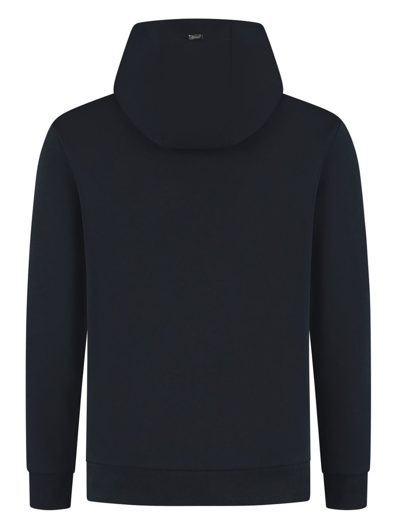 Herno cotton hoodie outlook