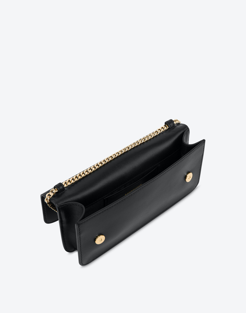 HEART LOCK CALFSKIN CLUTCH 3