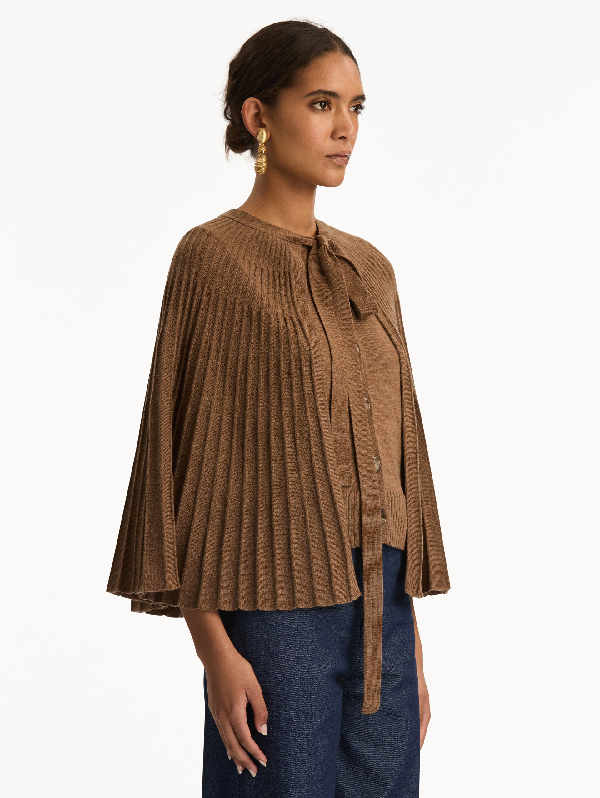 KNIT CAPELET - 5