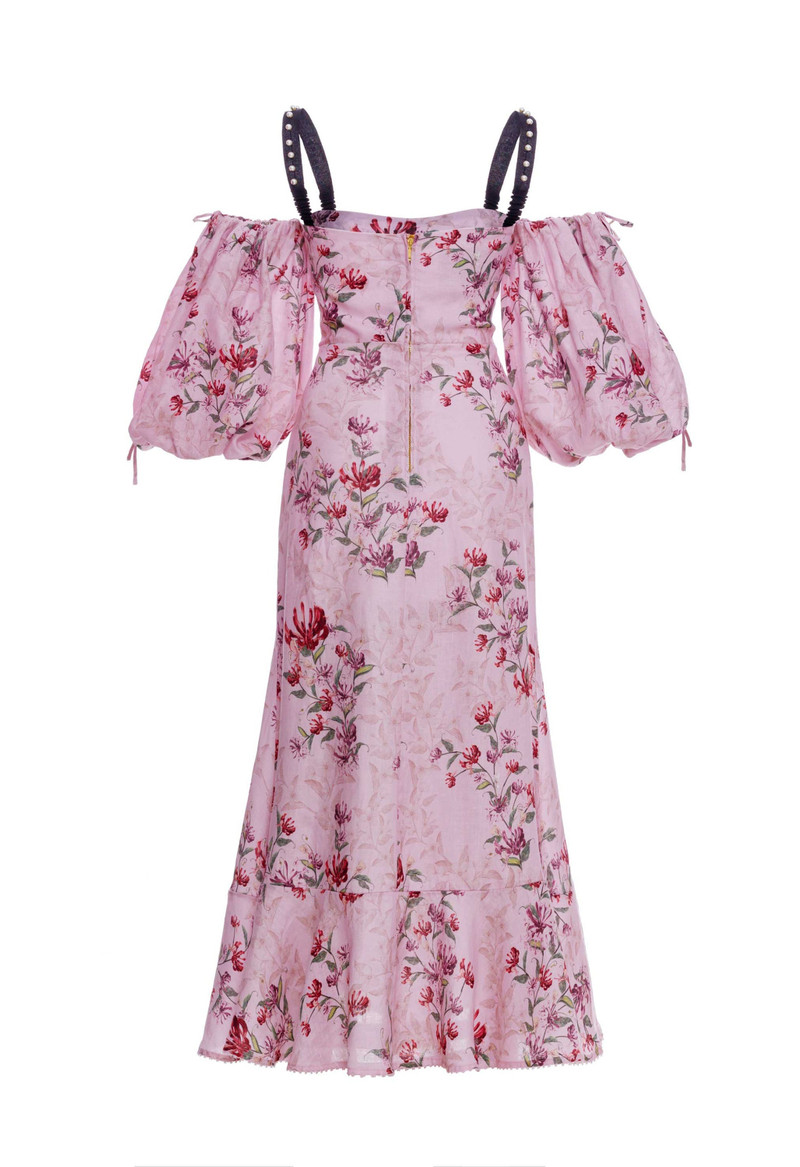 Mercedes Honeysuckle Midi Dress 3
