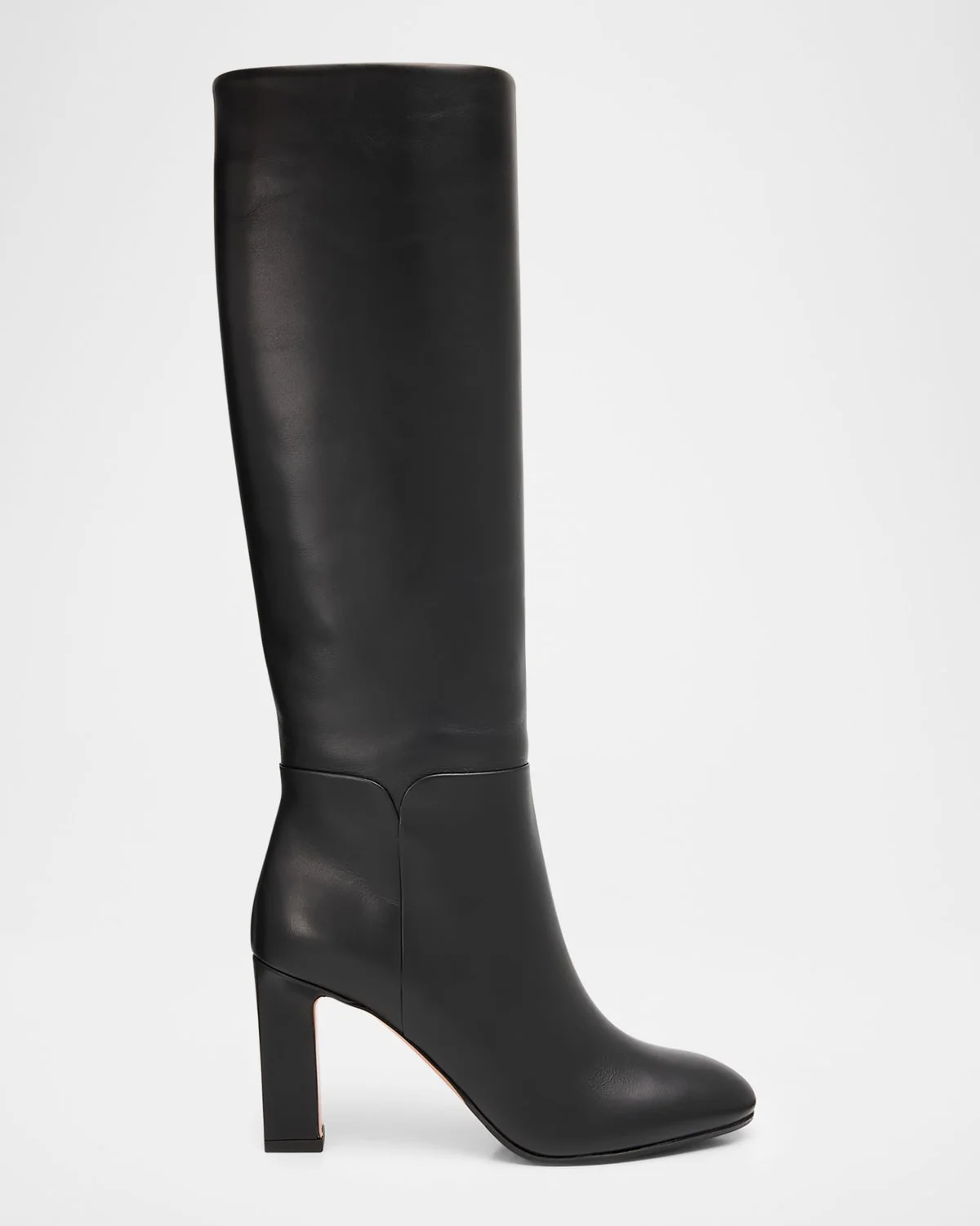 85mm Sellier Leather Knee-High Boots - 1