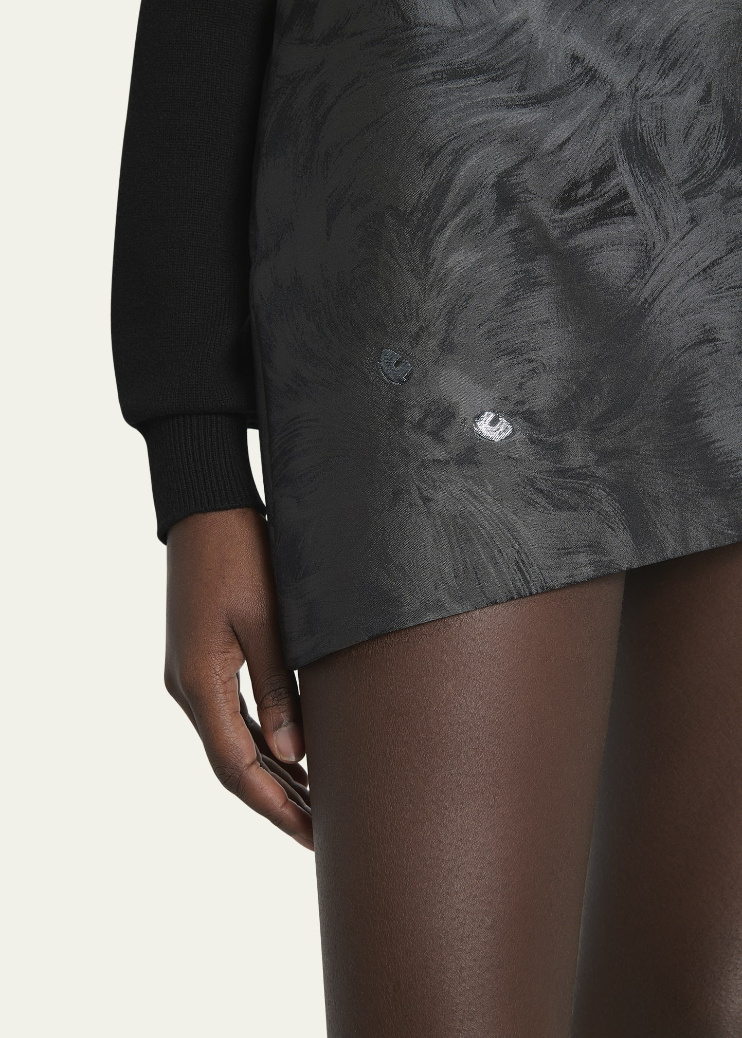 Cat Mini Asymmetric Skirt - 5