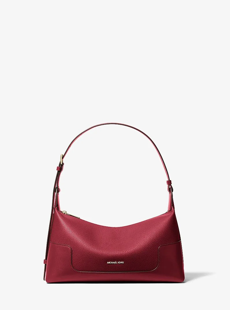 Teddi Medium Textured Slouch Shouder Bag - 1