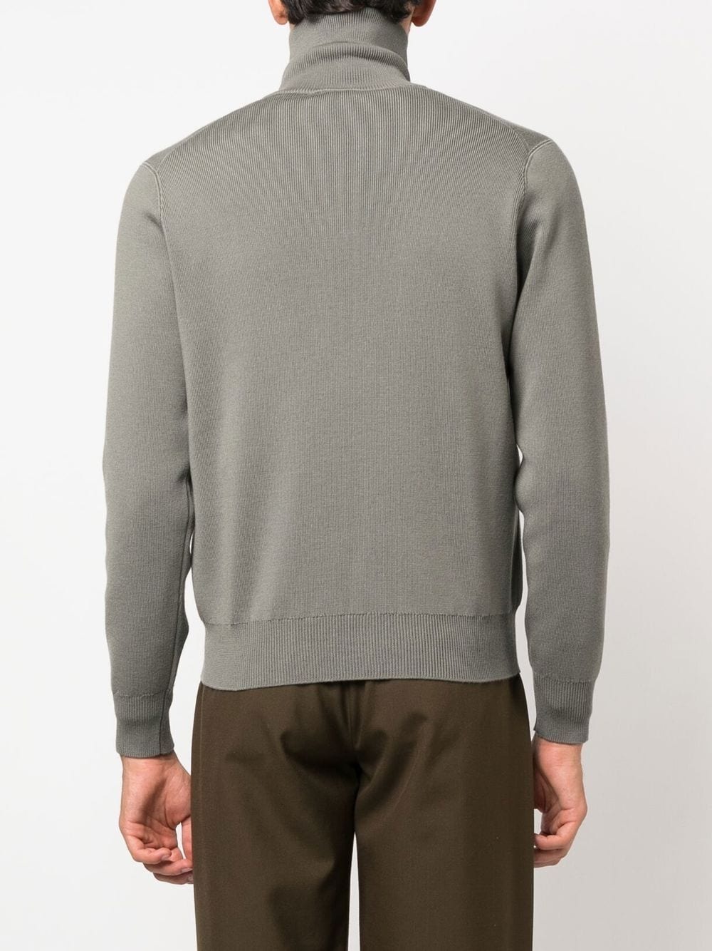 half-zip knitted jumper - 4