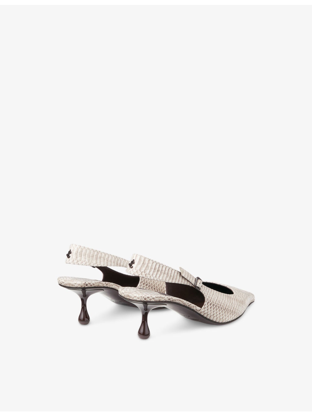 Amel 50 Slingback Leather Heeled Courts - 4