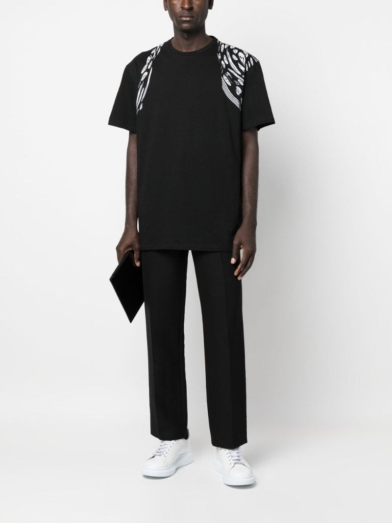 skull-print cotton T-shirt - 2