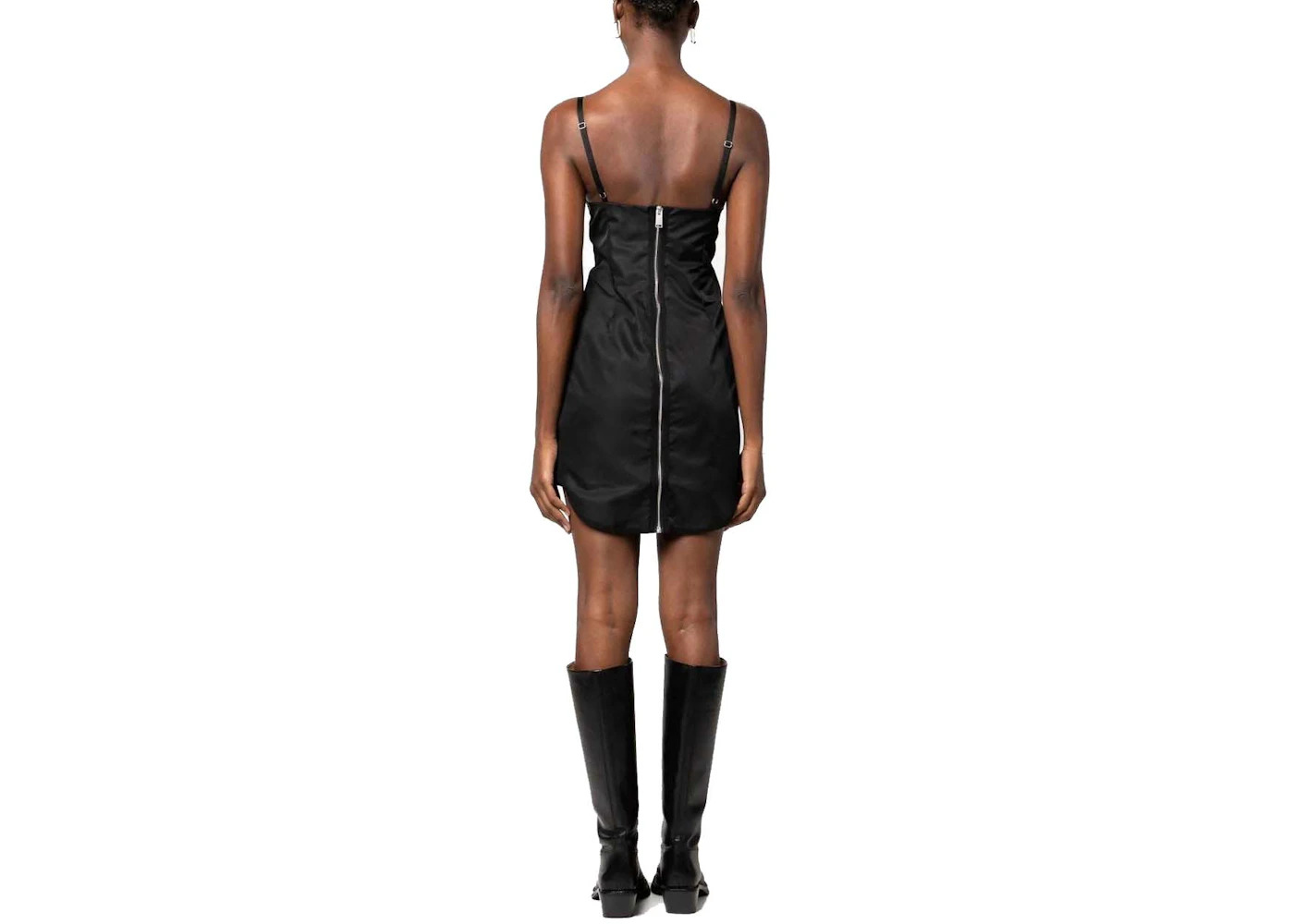 Heron Preston Ex-Ray Nylon Corset Dress Black - 2