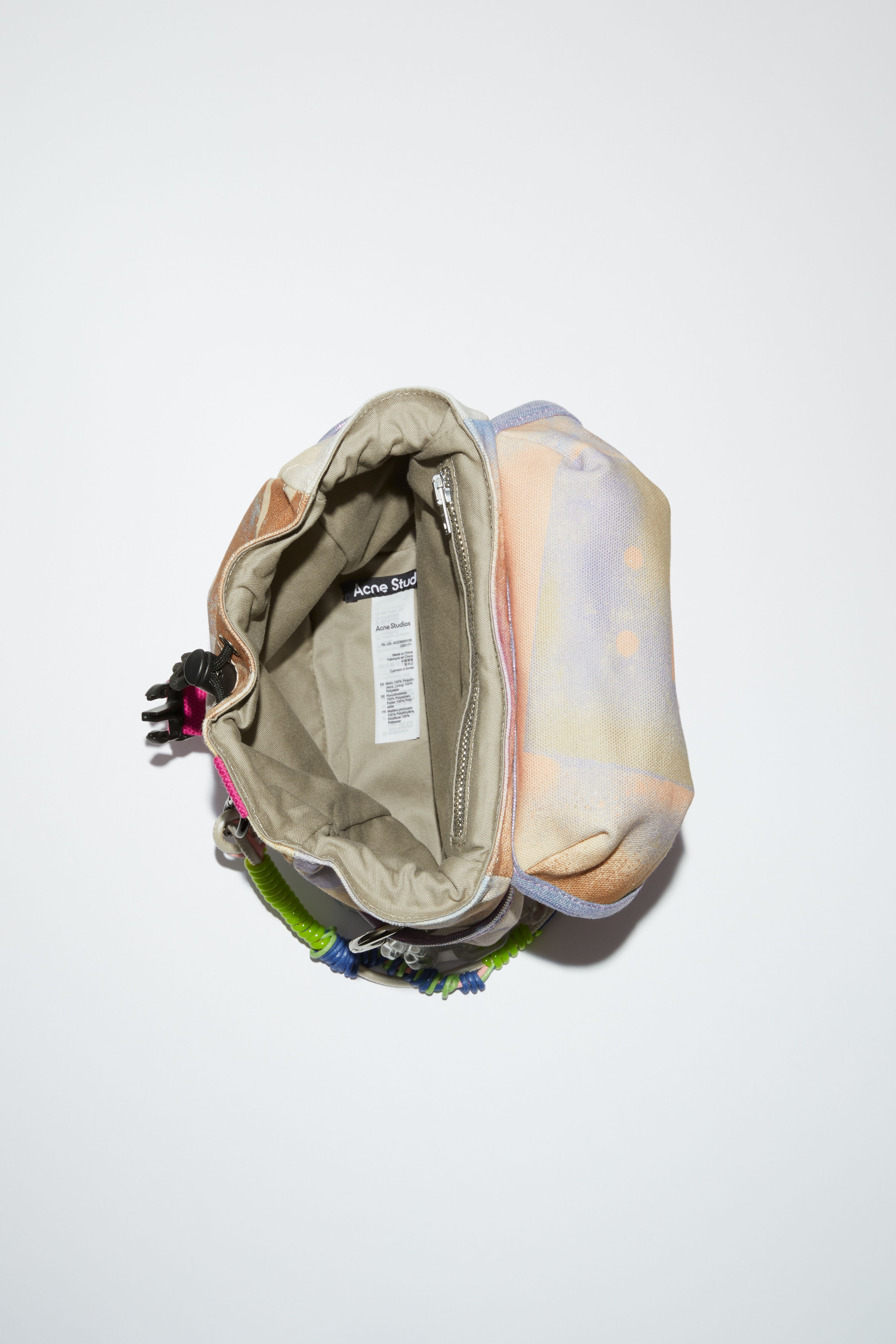 Mini backpack - Beige/multi - 5