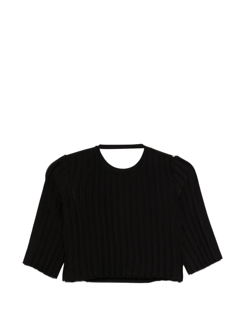 SPSCamera ribbed cropped T-shirt - 1