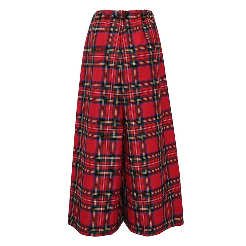 Comme Des Garçons Tartan Check Wide Pants outlook