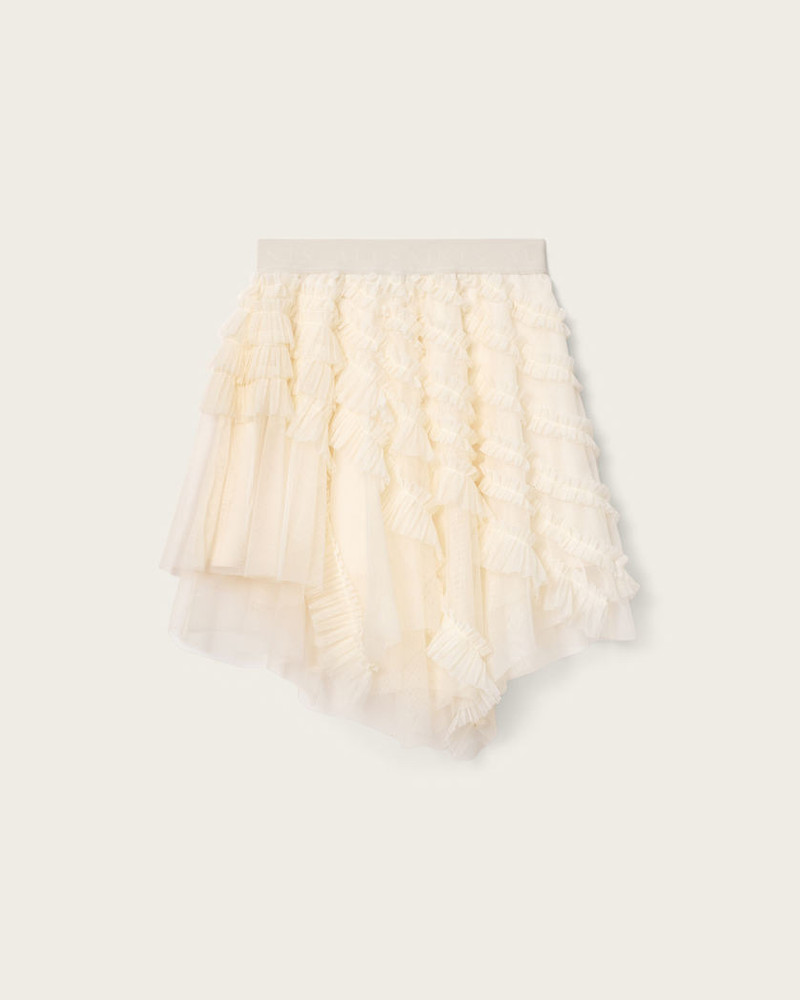 JAYDE RUFFLED TULLE MINI SKIRT 1