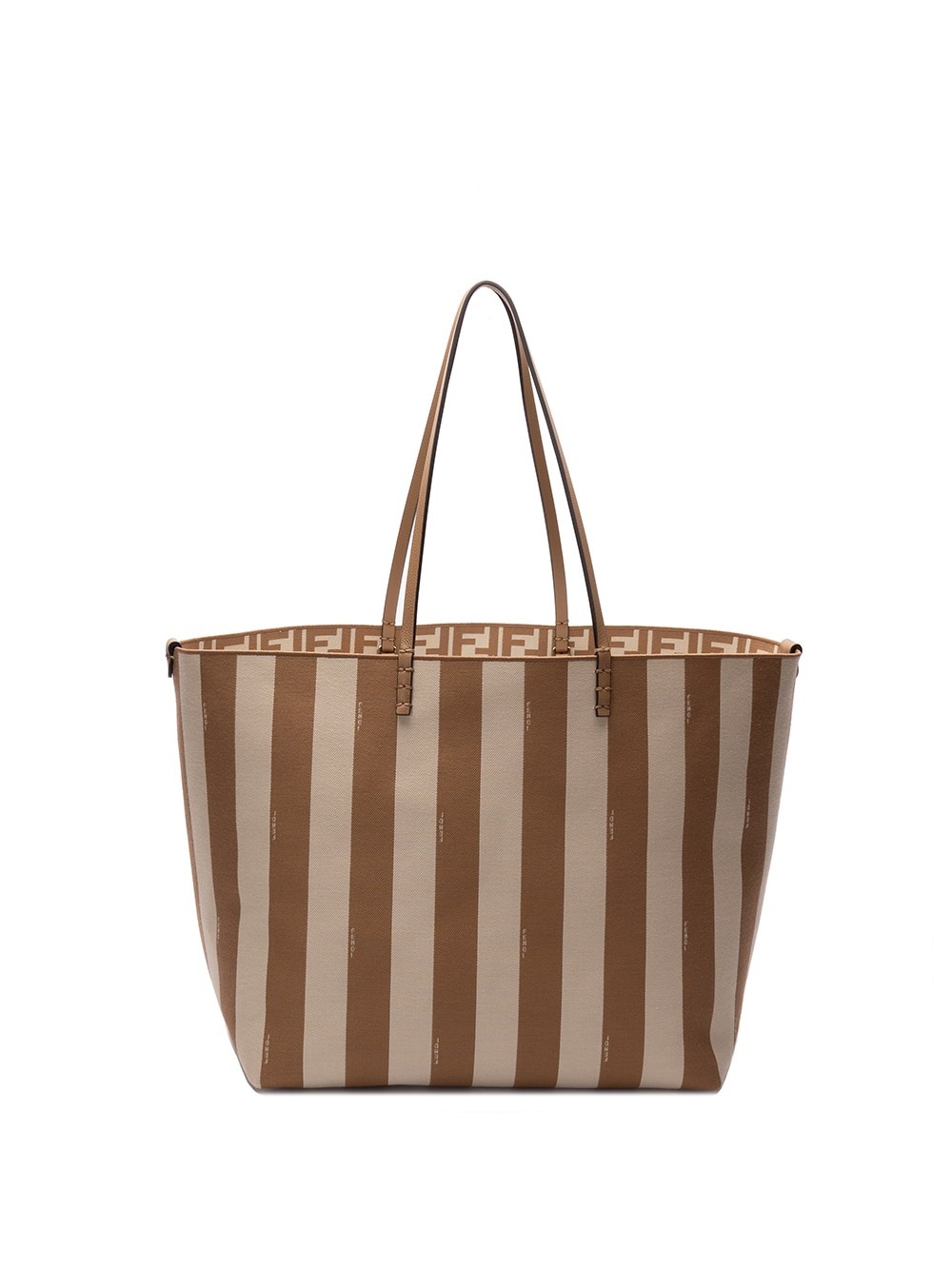 FENDI `Roll` Large Shopping Bag | spinnaker | REVERSIBLE
