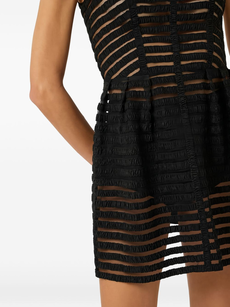 tulle ribbon mini dress 5