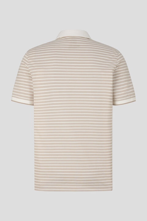 Timo Polo shirt in Beige/White - 5