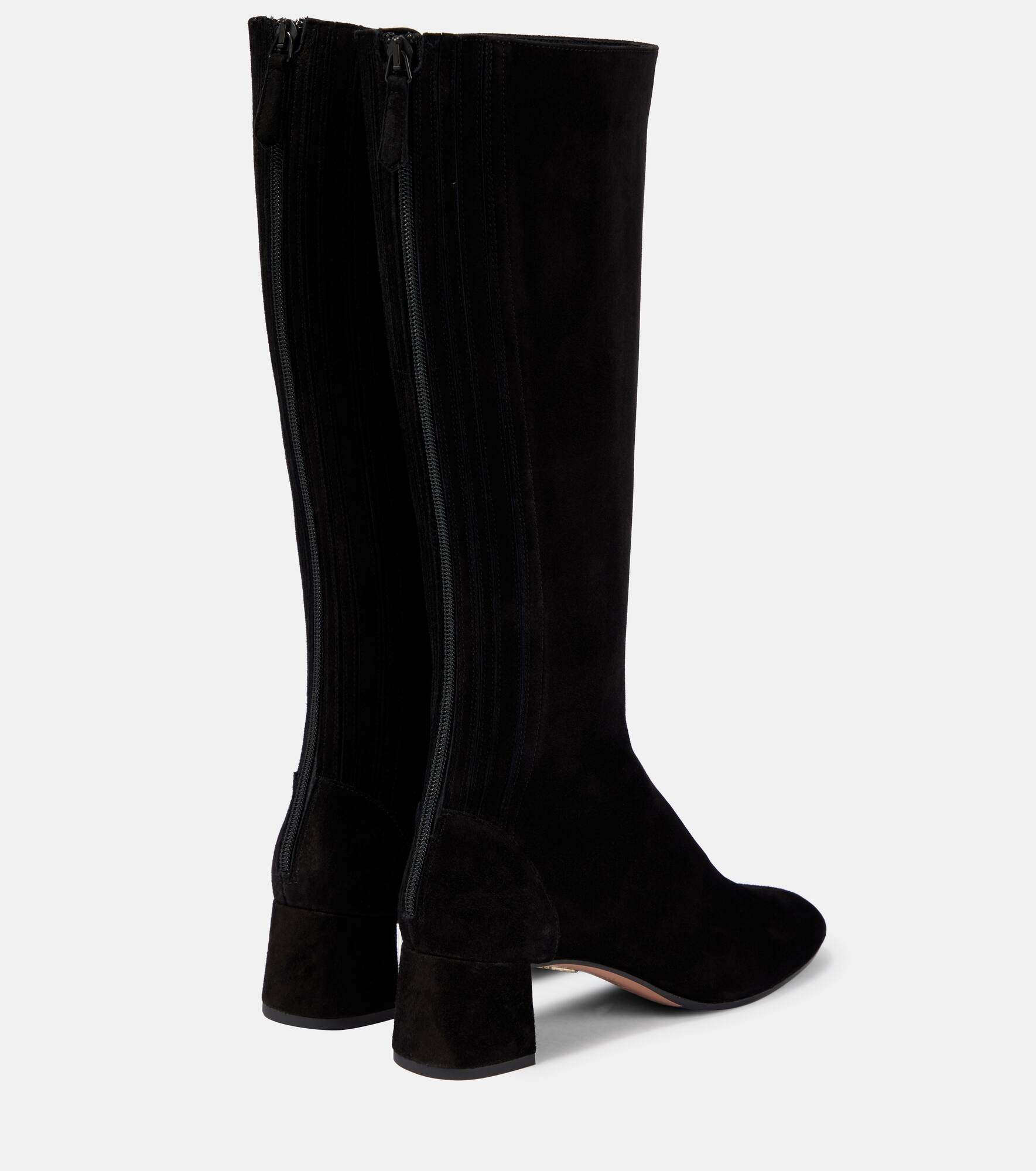 Saint Honore suede knee-high boots - 2