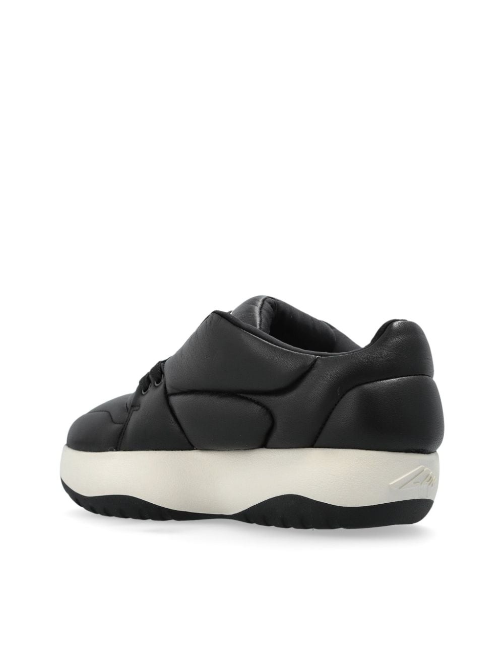 quilted leather sneakers - 5