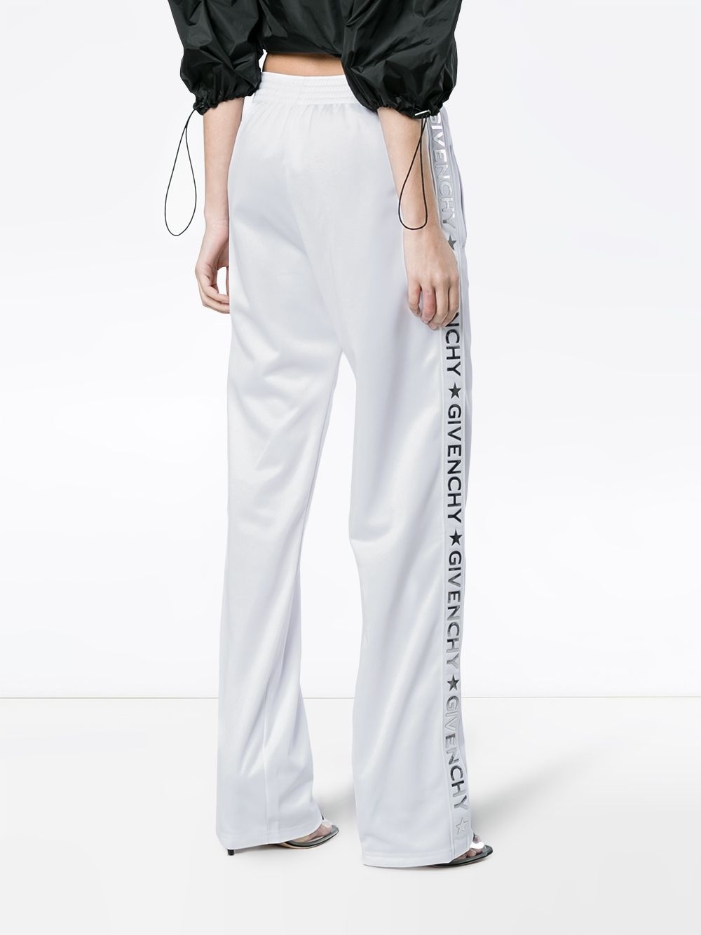 logo stripe track pants - 4