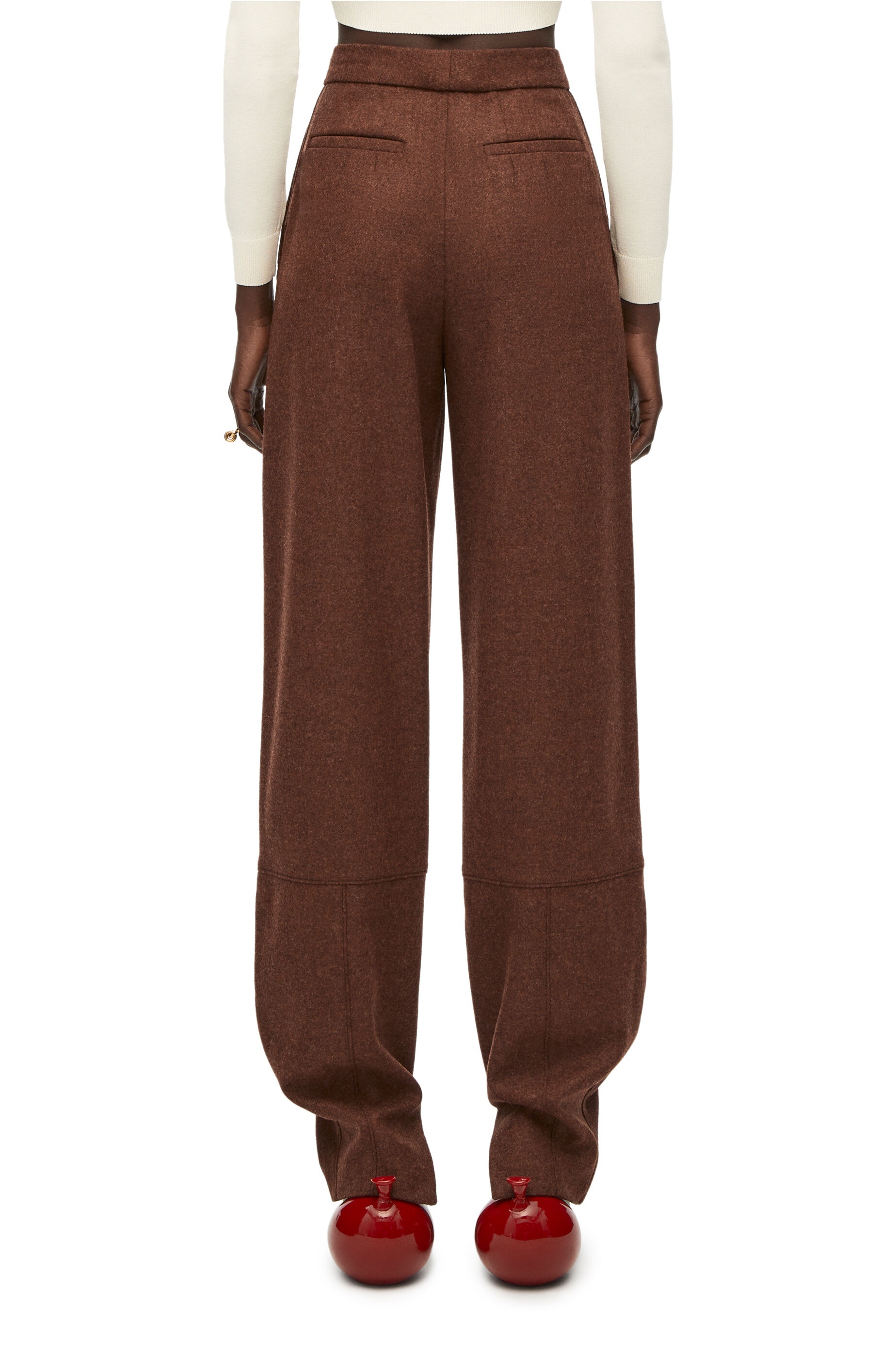 Balloon trousers in wool - 4