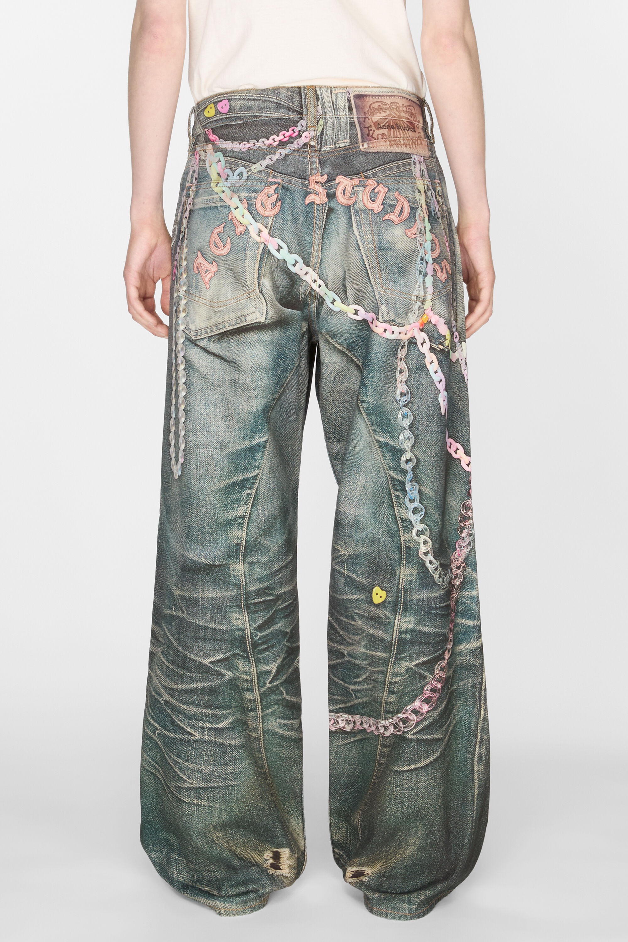 Baggy fit jeans - 1981F - Mid Blue - 5