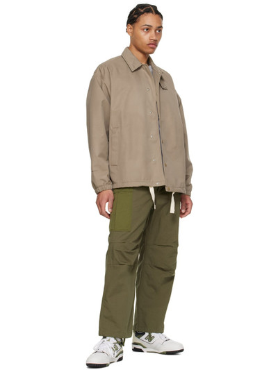 Nanamica Taupe Coach Jacket outlook