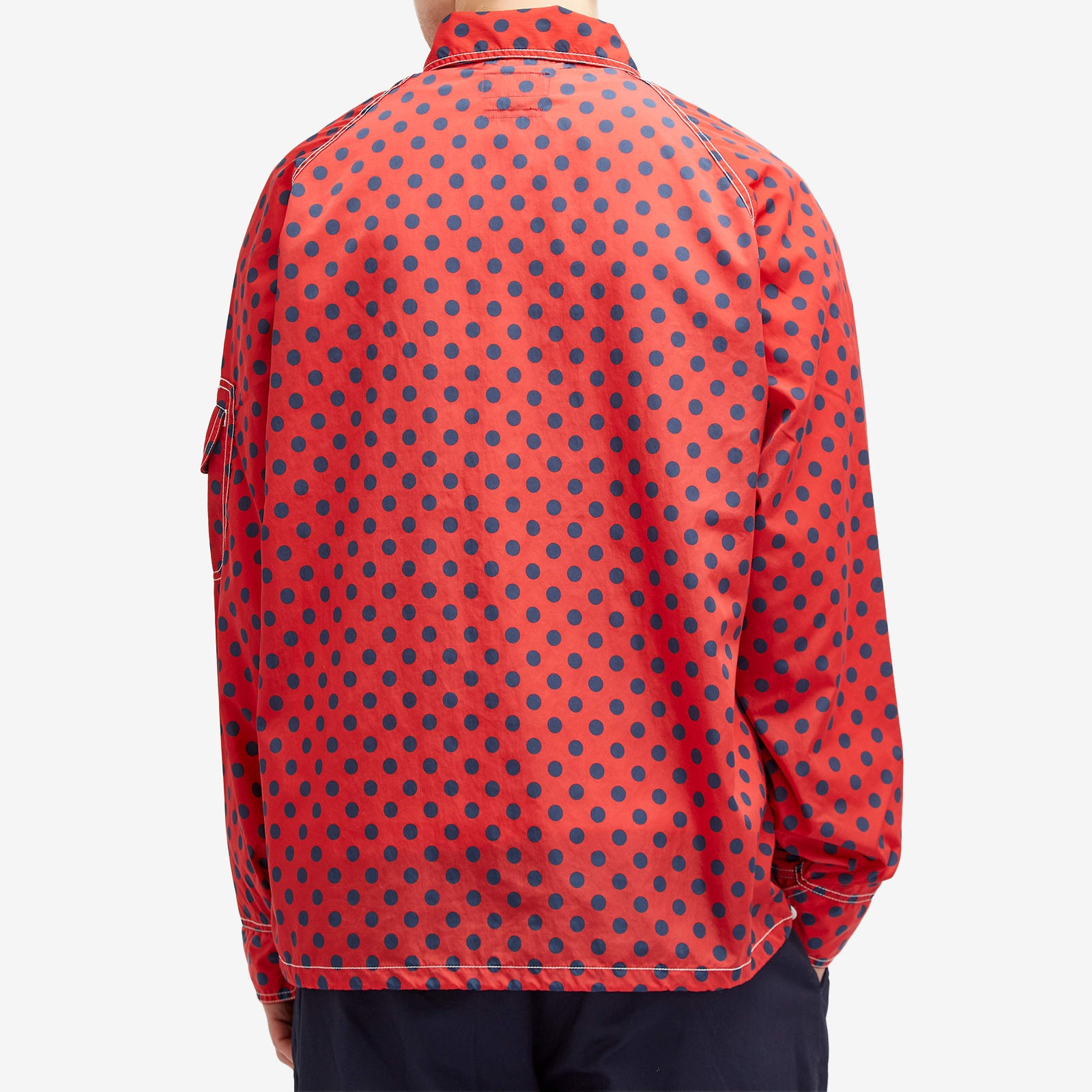 Beams Plus Polka Dot Sports Shirt Jacket - 3