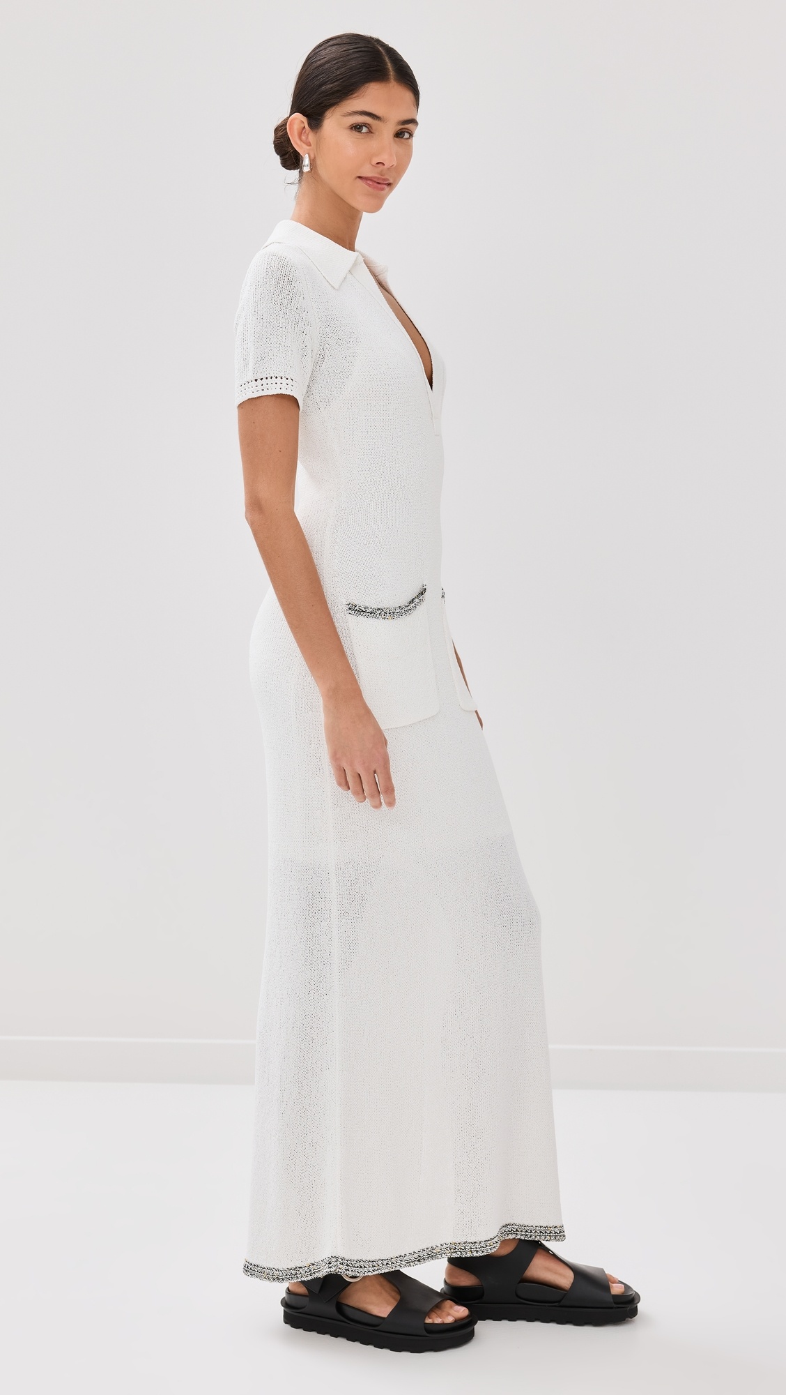 Auden Dress In Textured Knit - 3