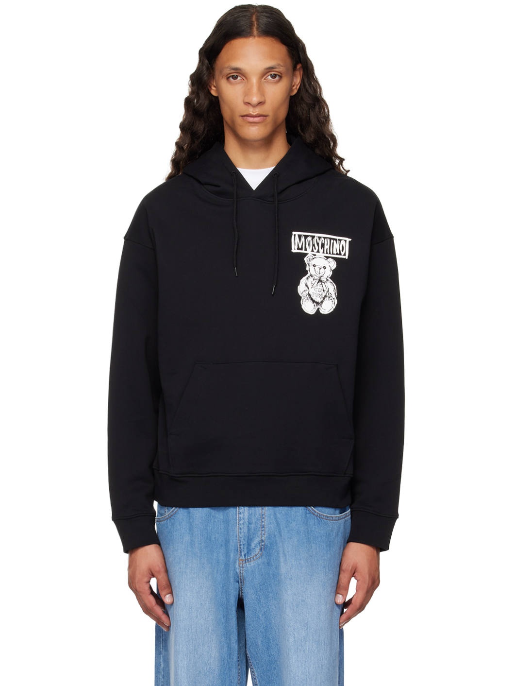 Black Teddy Bear Hoodie - 1