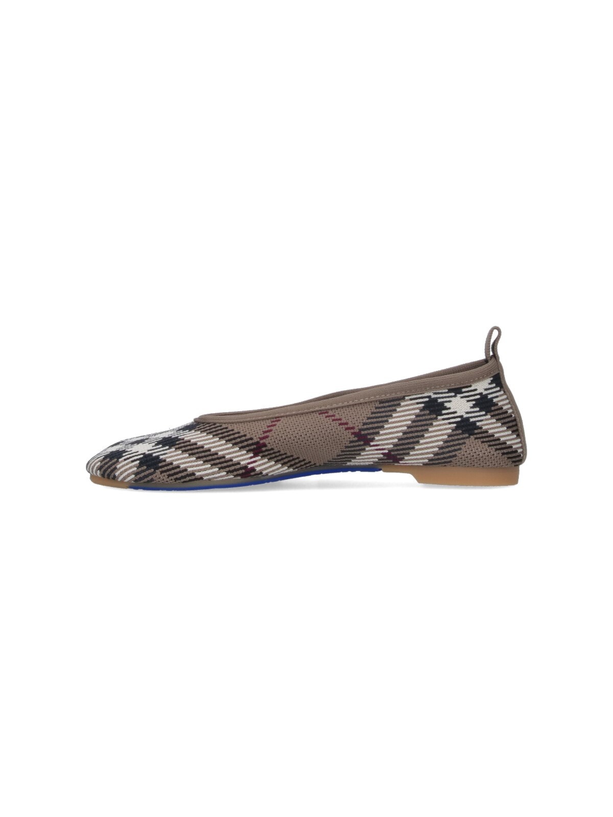 'BABY CHECK' KNIT BALLET FLATS - 3