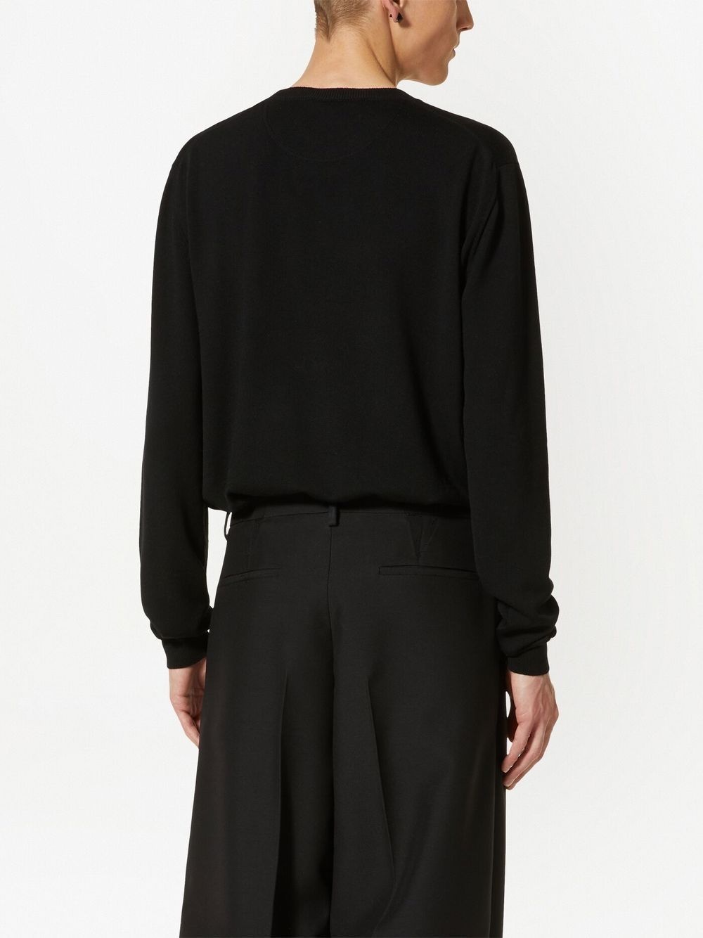 Roman Stud virgin wool jumper - 4