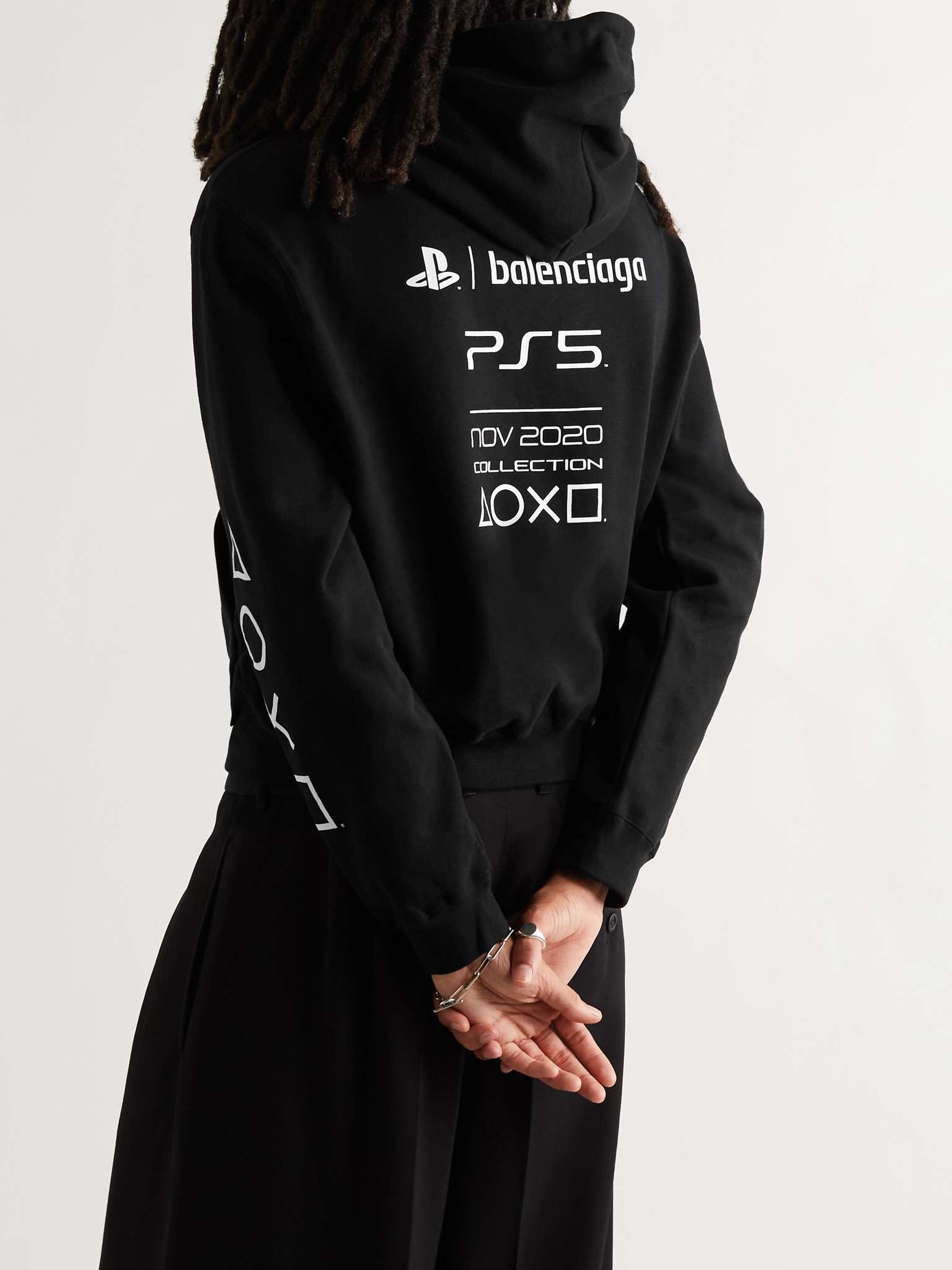 + PlayStation Printed Cotton-Jersey Hoodie - 4