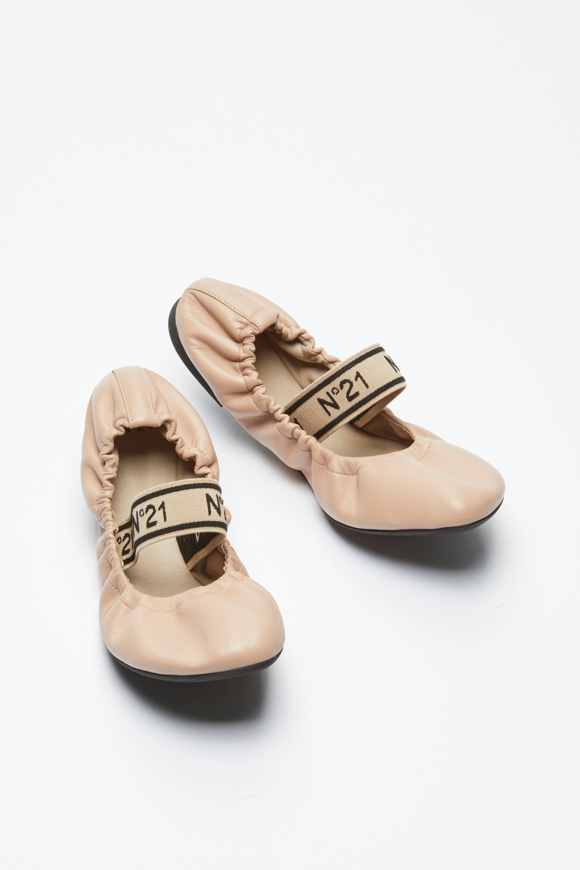 LEATHER BALLET PUMPS - 5