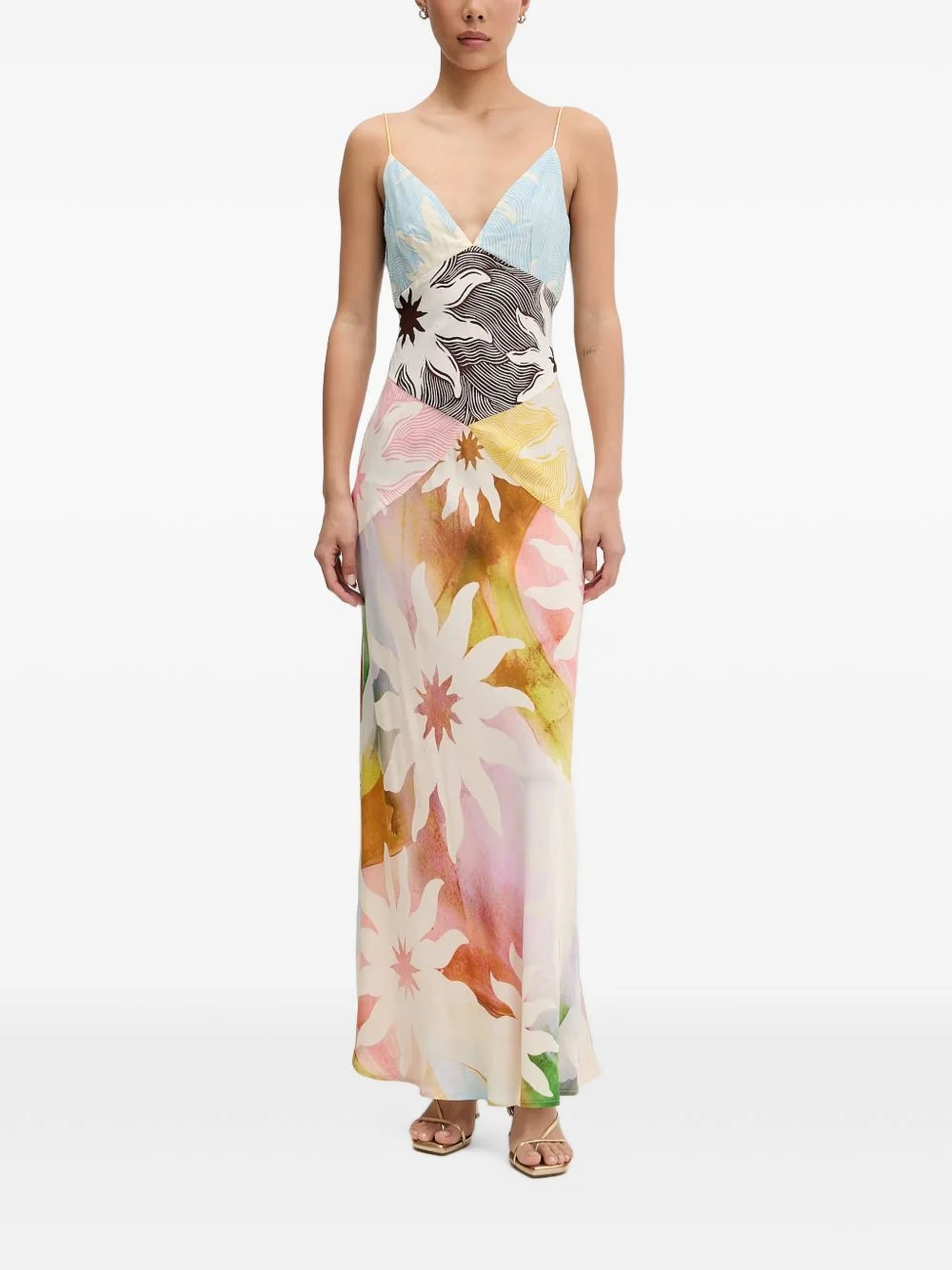 Abstract Soleil Emilia midi dress - 1