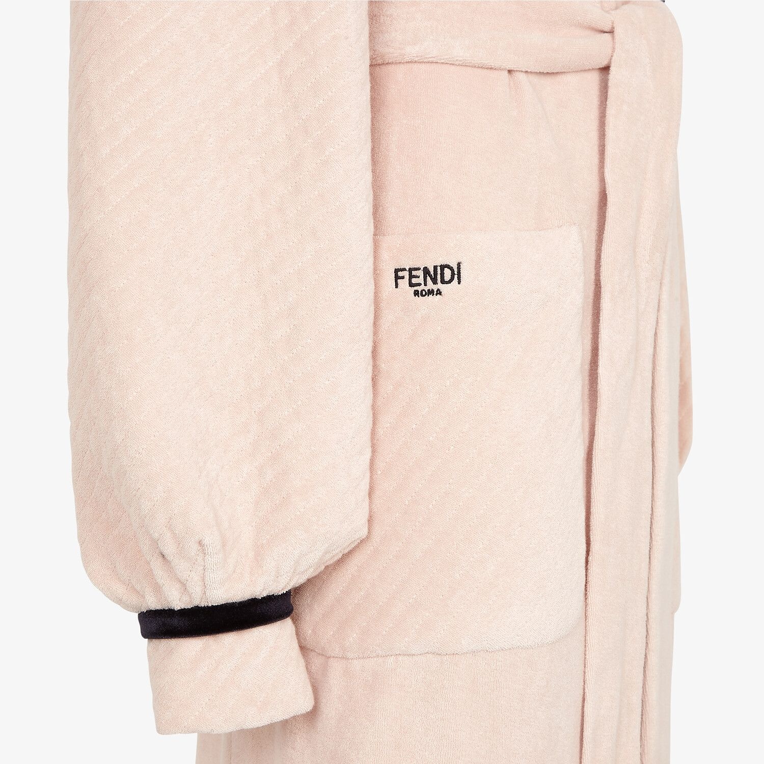 Pink terry bathrobe - 3